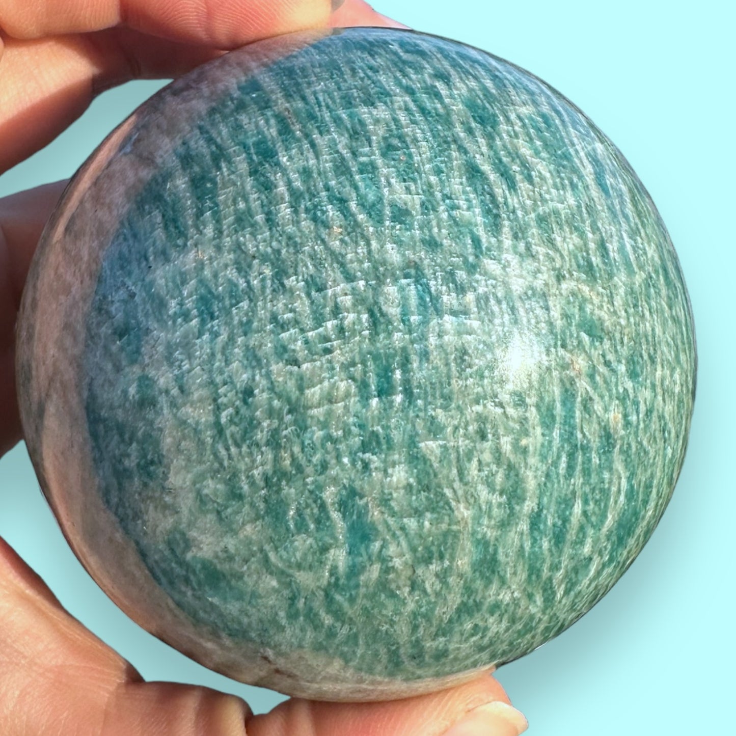 Amazonite Crystal Sphere