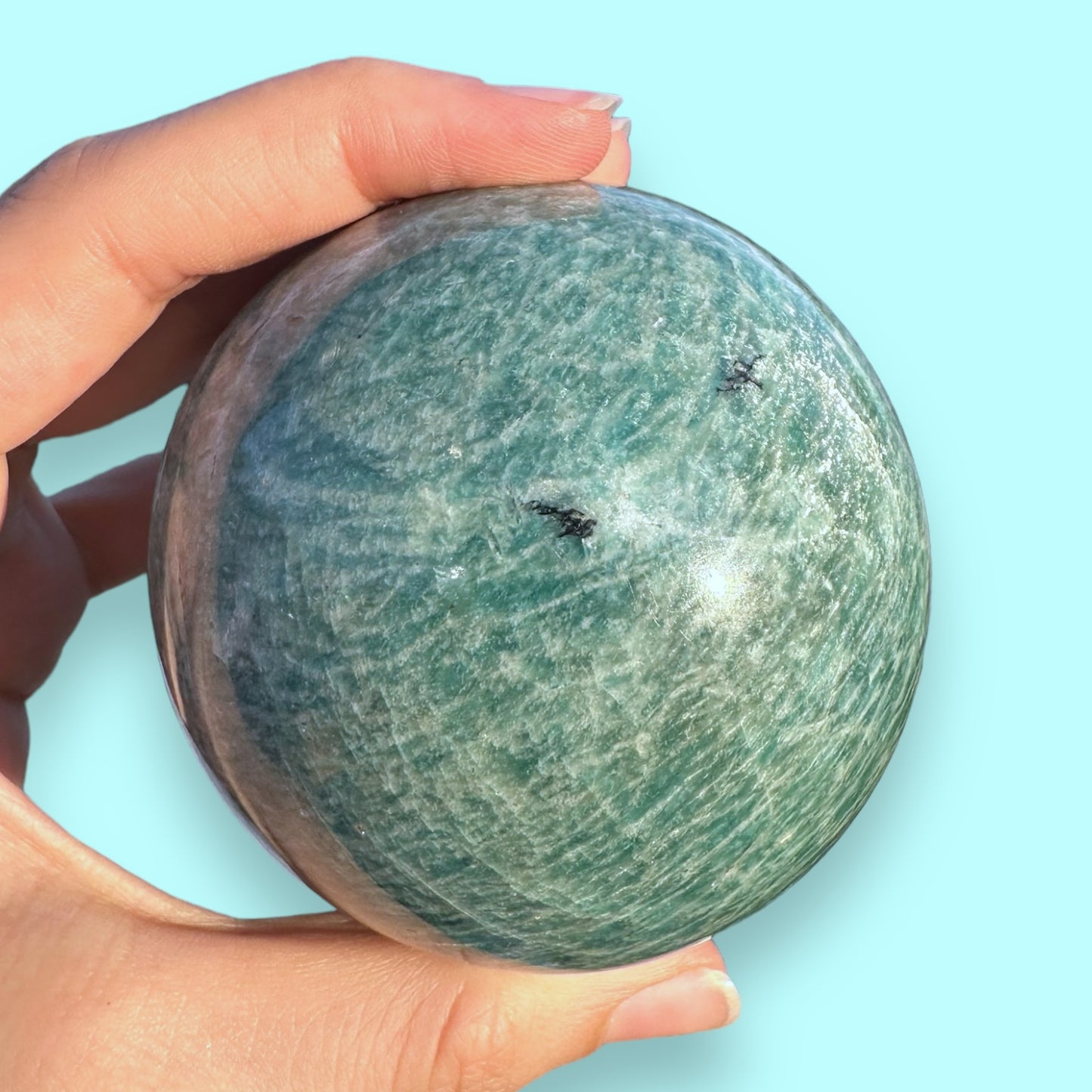 Amazonite Crystal Sphere