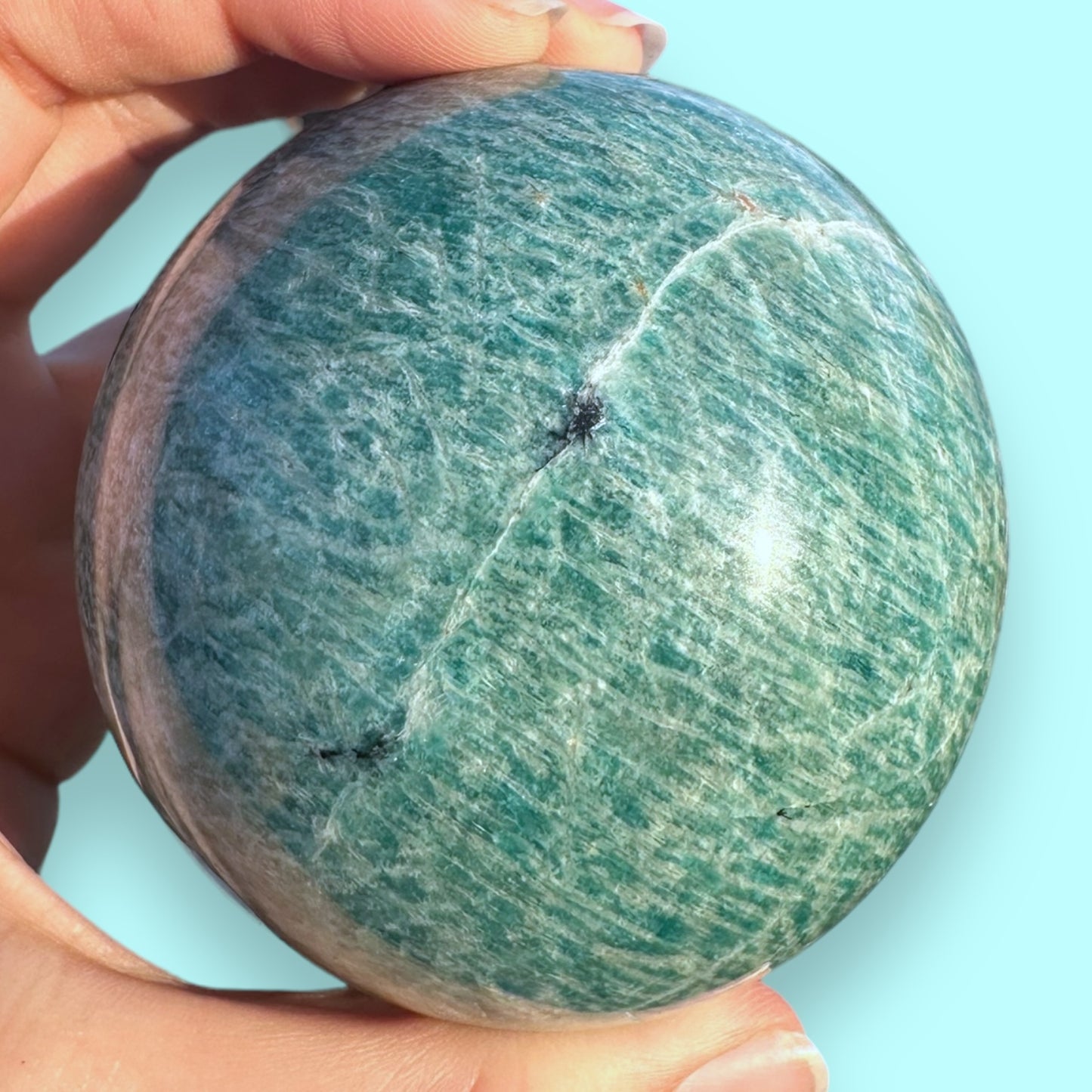 Amazonite Crystal Sphere