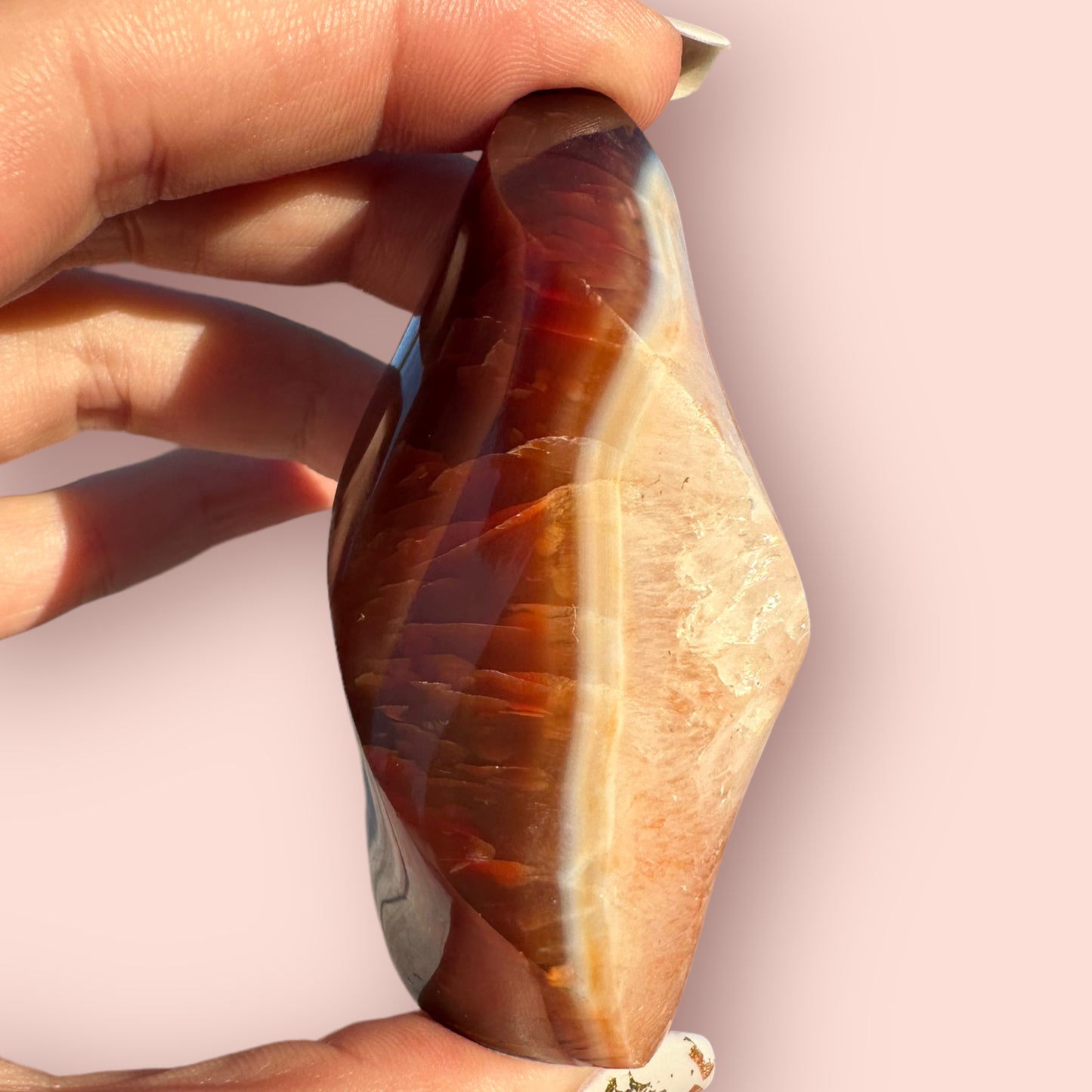 Carnelian Agate Flame