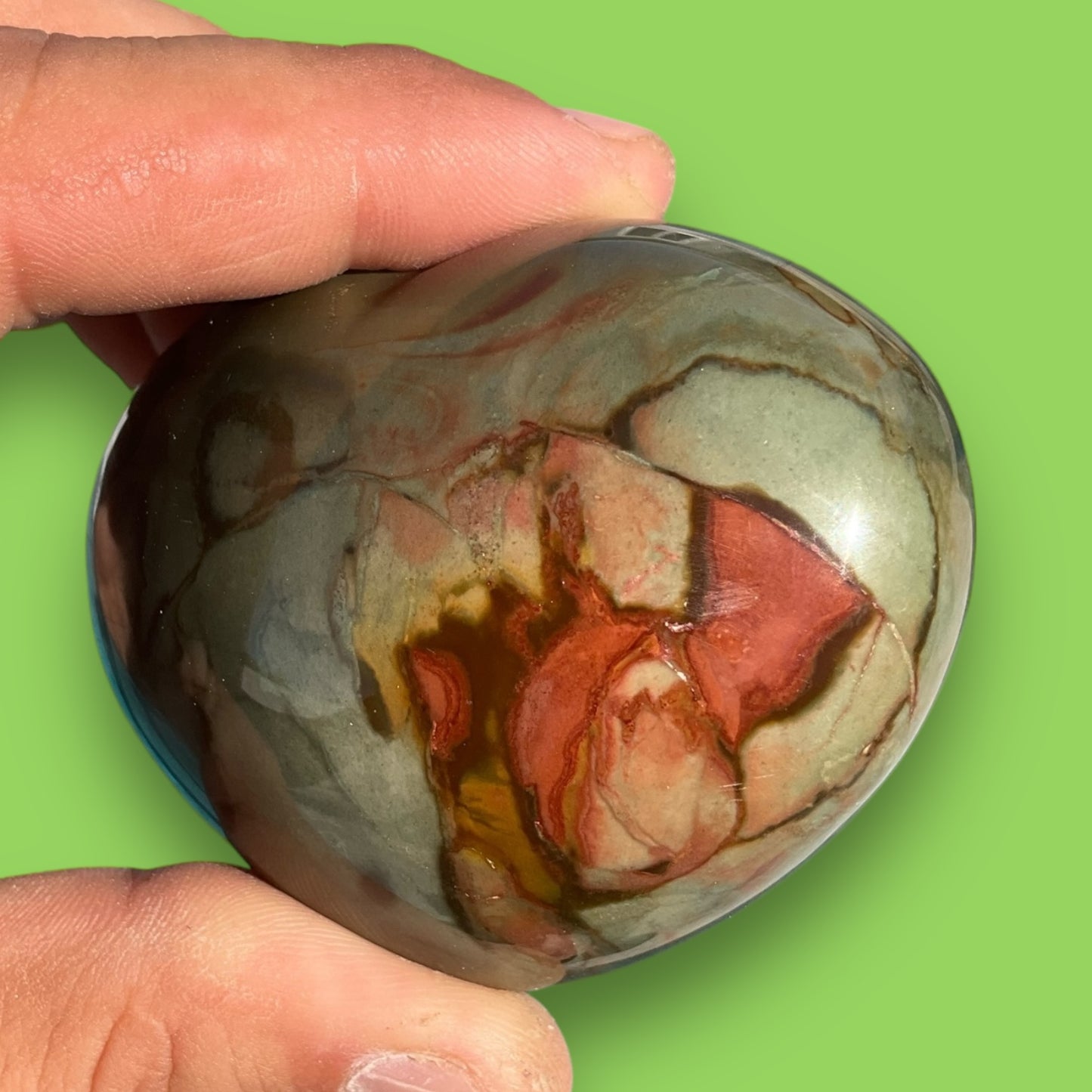 Polychrome Jasper Heart