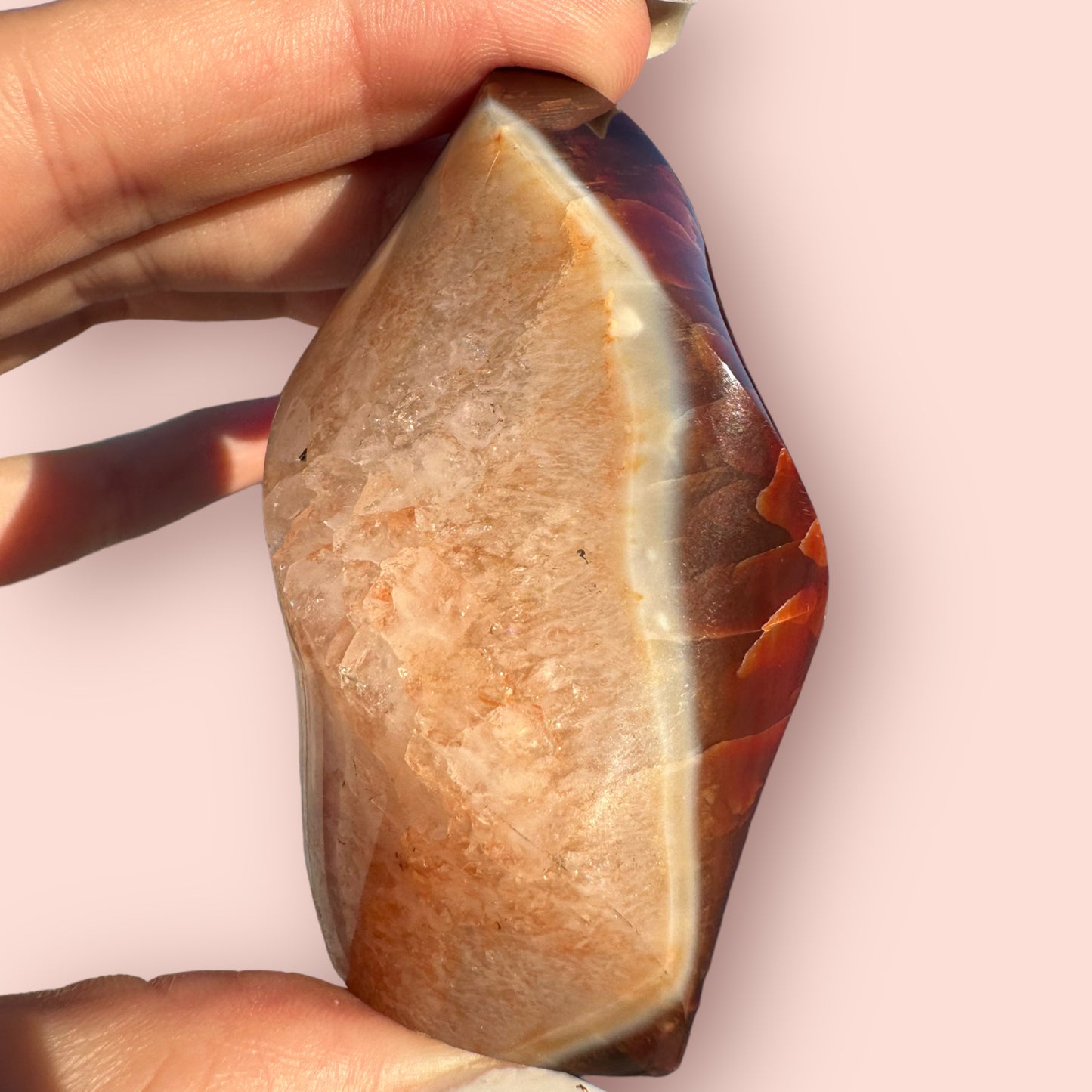 Carnelian Agate Flame