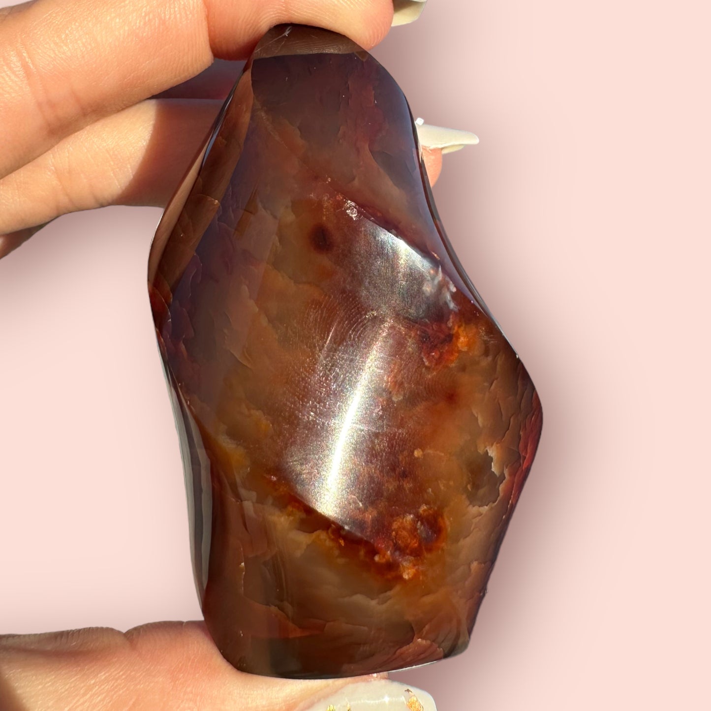 Carnelian Agate Flame