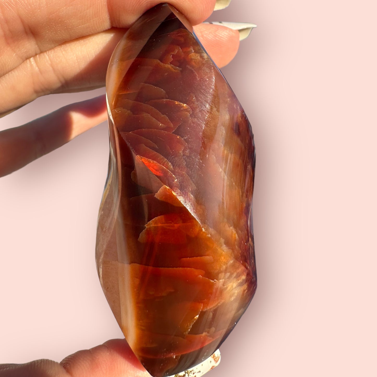 Carnelian Agate Flame