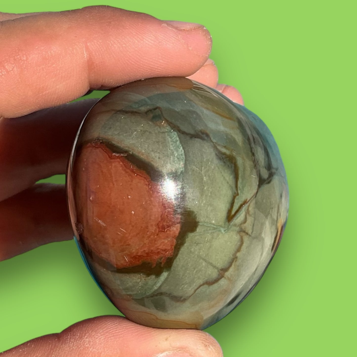 Polychrome Jasper Heart