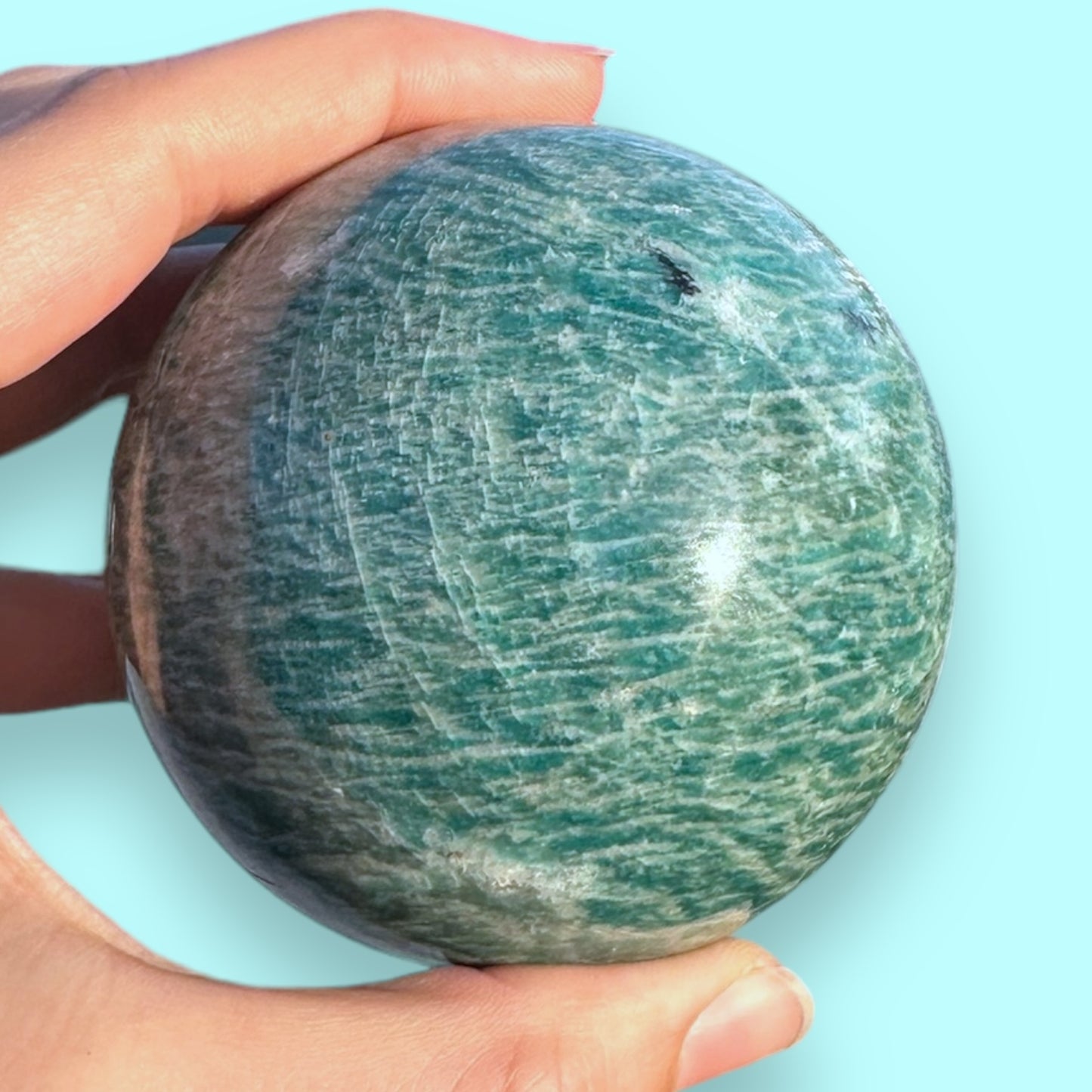 Amazonite Crystal Sphere