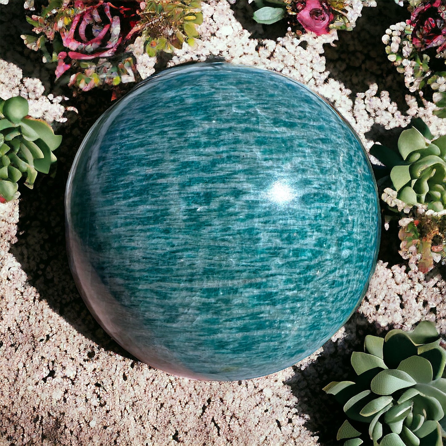 Amazonite Crystal Sphere