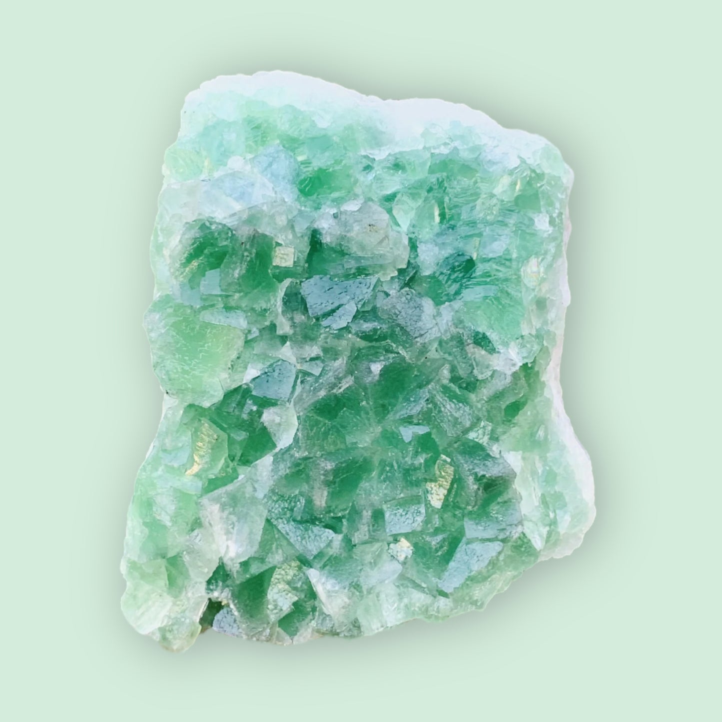 Gorgeous Natural Green Cubic Fluorite - 7.9 lbs