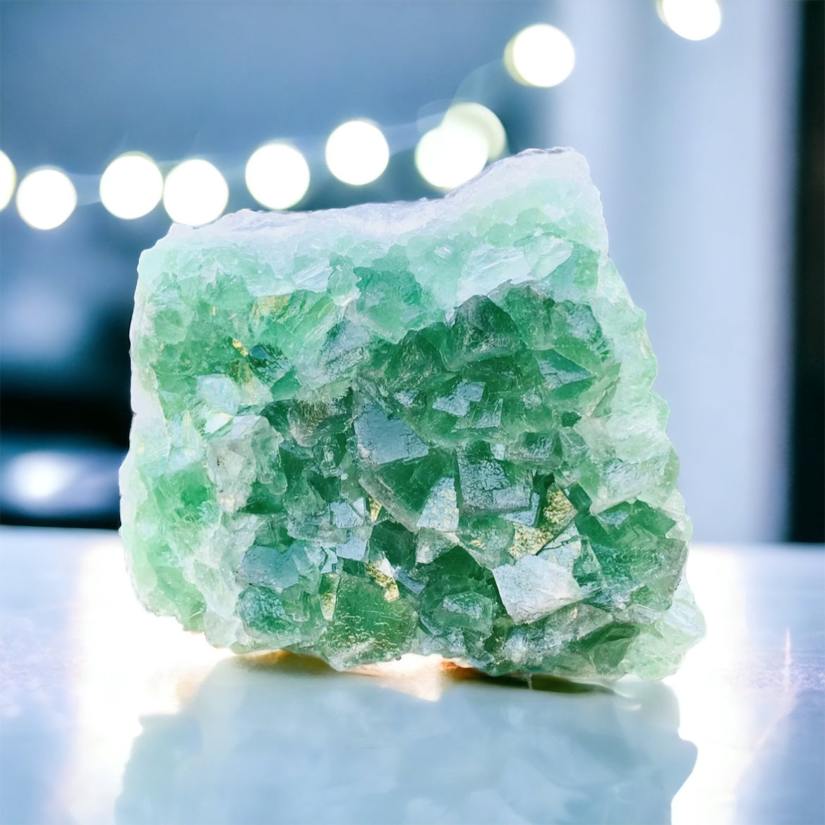 Gorgeous Natural Green Cubic Fluorite - 7.9 lbs