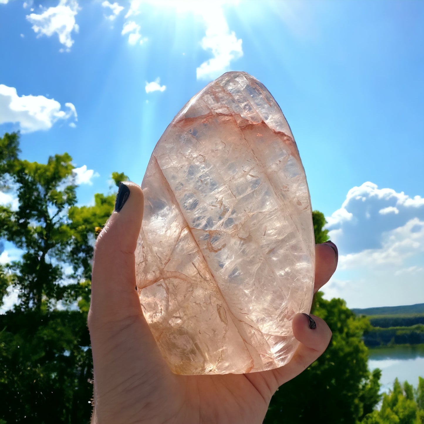 Red Hematoid Quartz Freeform